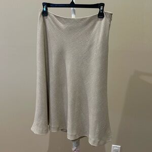 EUC Armani collezioni cream texture skirt